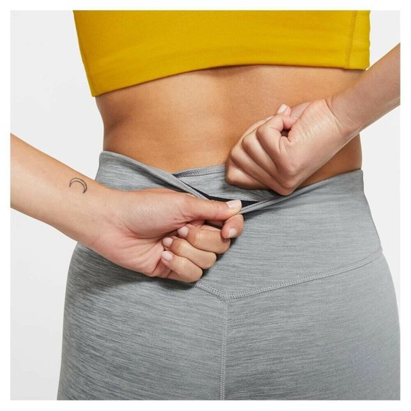 NEW Nike One Women's 7/8 Tights - Iron Grey - Picture 2 of 12